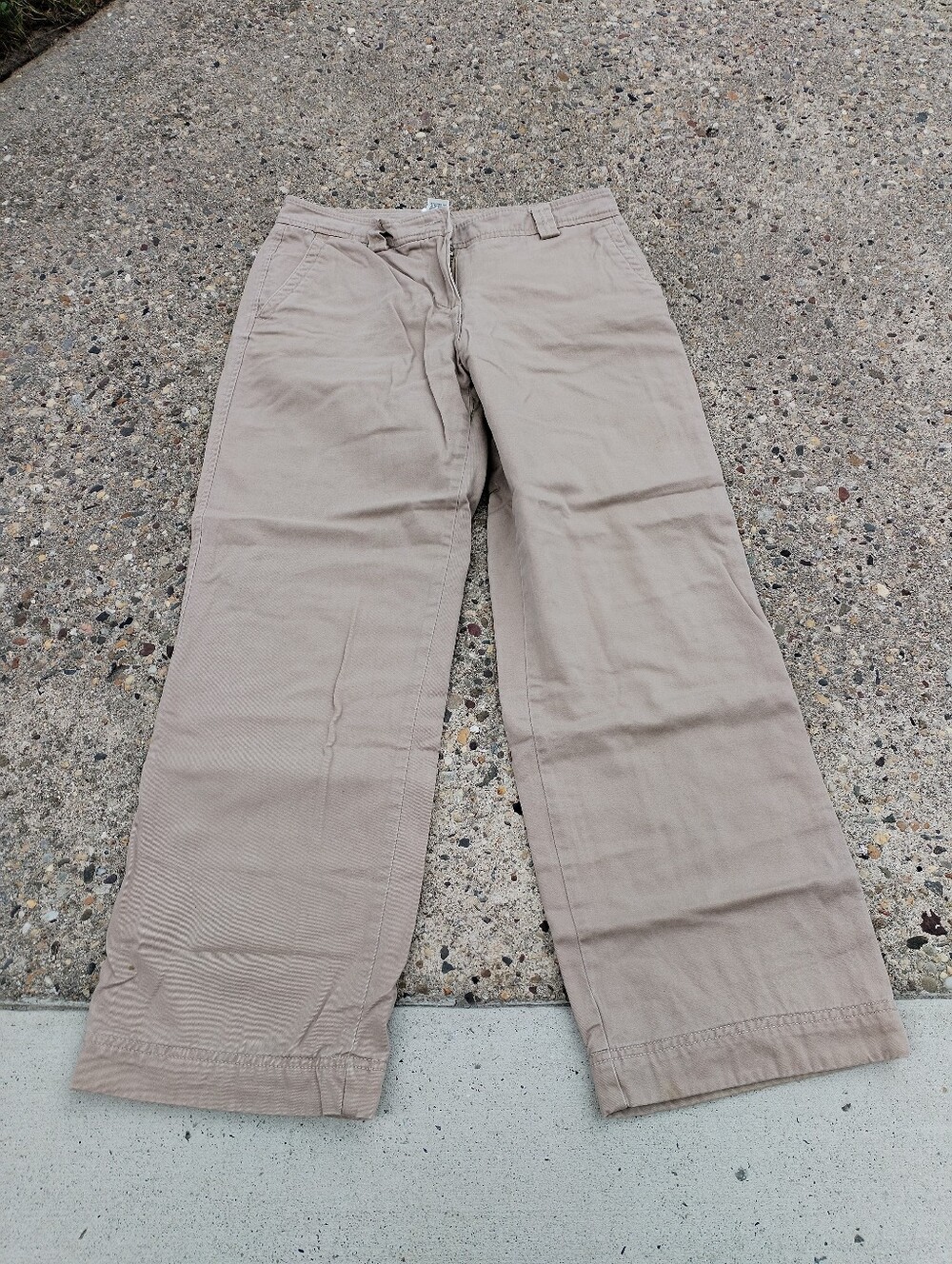 L.L. Bean Tan Chinos Versatile Cotton Blend